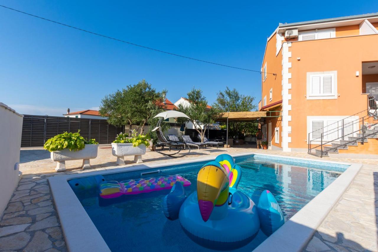 Villa Spark With Heated Pool In Rogoznica Zečevo Exteriör bild
